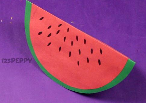 吃瓜手工折纸大全视频,跟随折纸教程，手工制作各式瓜果折纸